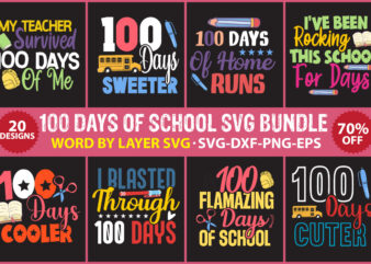 100 Days Of School svg Bundle, 100 Days of school svg, 100th day of school, Online Classes svg, Basketball, Gaming, Unicorn, homeschool svg,100 days of school t-shirt designs bundle,100 days