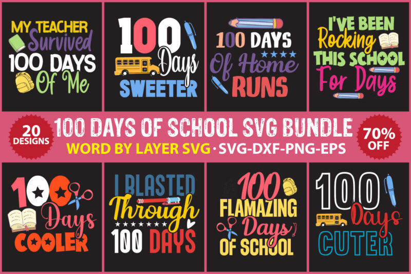100 Days Of School svg Bundle, 100 Days of school svg, 100th day of school, Online Classes svg, Basketball, Gaming, Unicorn, homeschool svg,100 days of school t-shirt designs bundle,100 days