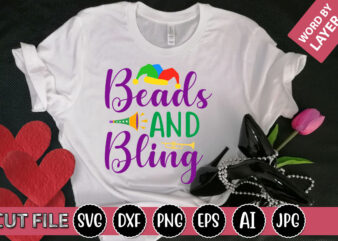 beads and bling SVG Vector for t-shirt