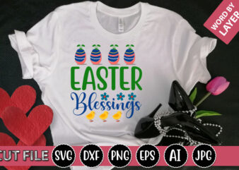 Easter Blessings SVG Vector for t-shirt