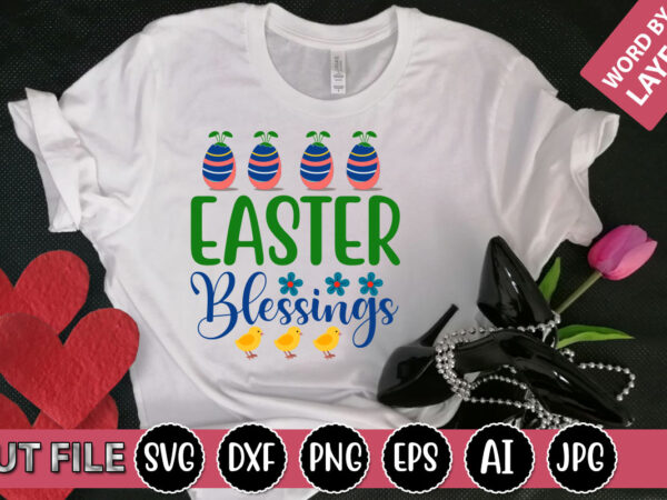 Easter blessings svg vector for t-shirt