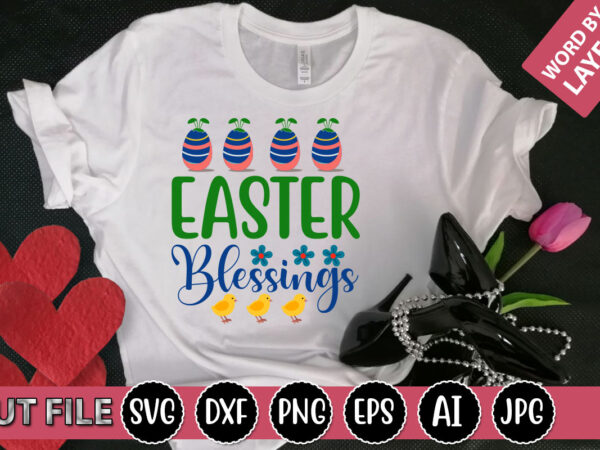 Easter blessings svg vector for t-shirt