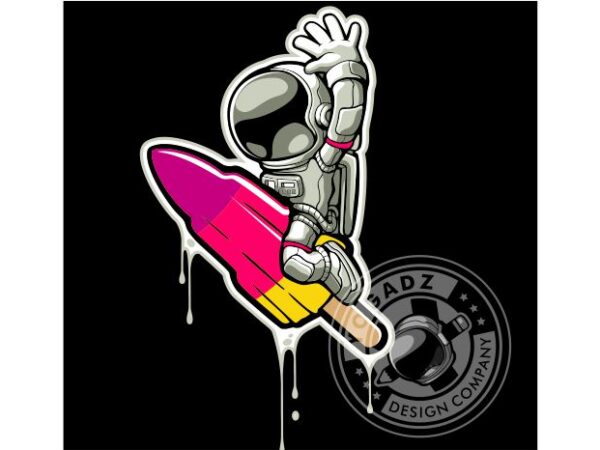 Astronaut 9 t shirt vector