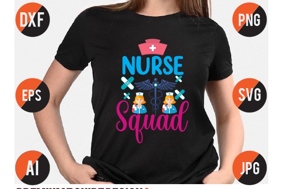 Nurse squad svg vector t shirt design, nurse shirt, nurse svg bundle, nurse svg, cricut svg, svg, svg files for cricut, nurse sublimation design, nursing students shirt, nurse svg, vector