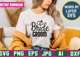 Bride Groom t-shirt design