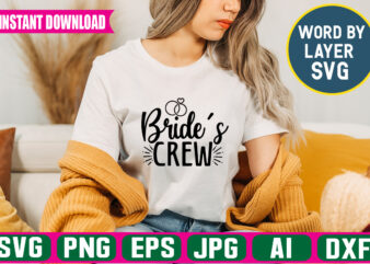Brides Crew t-shirt design