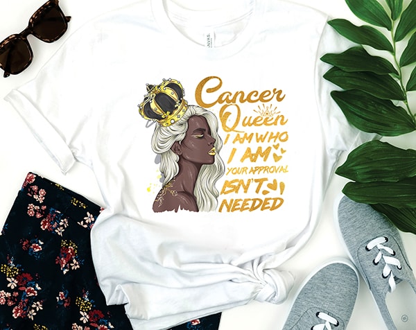 24 Bundle Cancer Zodiac Queen Png, Cancer Girl Png, Queen are born in June/July, Cancer Black Queen, July Melanin Queen, July Birthday Png