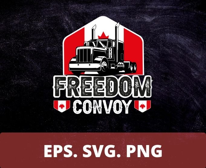 Canada Flag Freedom Convoy 2022 T-Shirt design svg, Freedom Convoy 2022 png, Truckers Support Tshirt,Canadian Truckers, USA American,