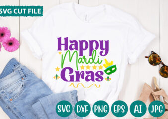 Happy Mardi Gras svg vector for t-shirt