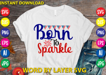 Born To Sparkle t-shirt design