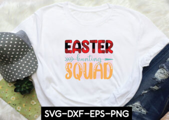 easter hunting squad sublimation vector clipart