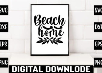 beach home t shirt template