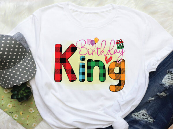Birthday king sublimation t shirt template