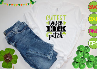 cutest lover in the patch t shirt vector file