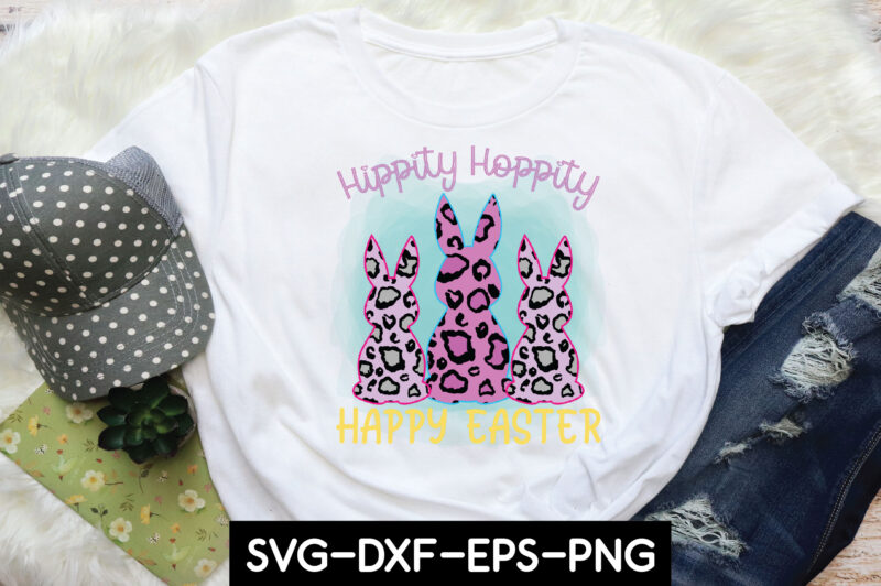 hippity hoppity happy easter sublimation