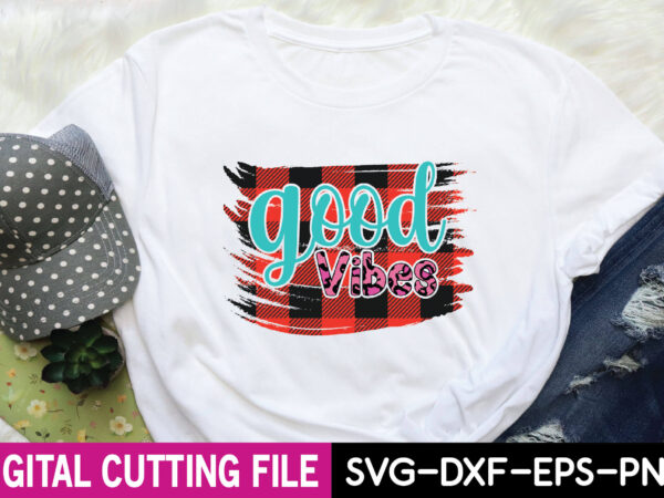 Good vibes sublimation t shirt design template