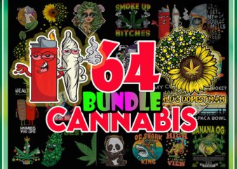 Bundle 64 Cannabis PNG, Weed Bundle Png, Dope Bundle, Smoke weed Png, Sublimation Digital design, Sublimation Printing 919587851