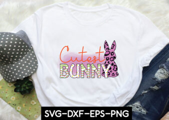 cutest bunny sublimation t shirt vector file