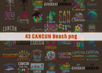 43 CANCUN Beach png, Cancun Vacation, Cancun Cruise, Cancun souvenirs Cancun Mexico, Wedding Party