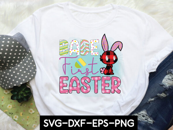 Baby first easter sublimation t shirt template