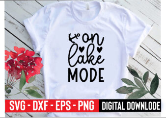 on lake mode t shirt design online