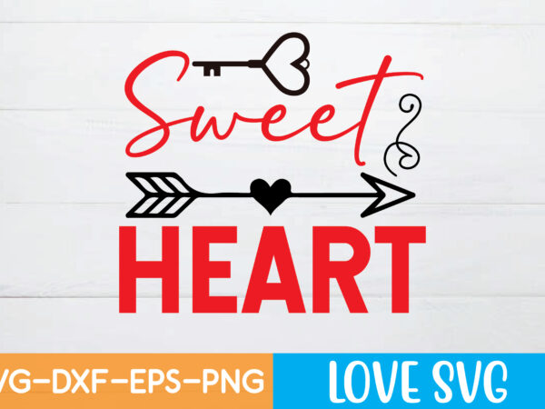 Sweet heart t shirt design