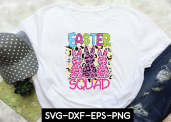 easter squad sublimation vector clipart