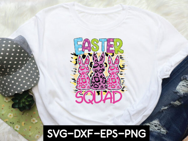 Easter squad sublimation vector clipart