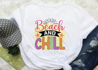 beach and chill sublimation t shirt template