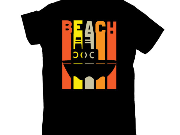 Beach t shirt template Beach t shirt template