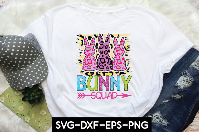 bunny squad sublimation