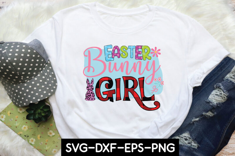 Easter bunny girl sublimation