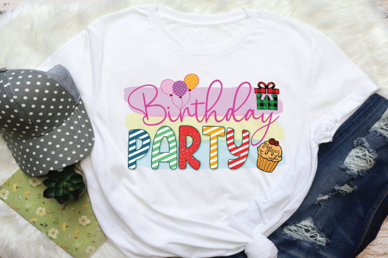 barthday party sublimation