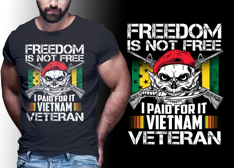 39 VIETNAM VETERAN t shirt designs bundles