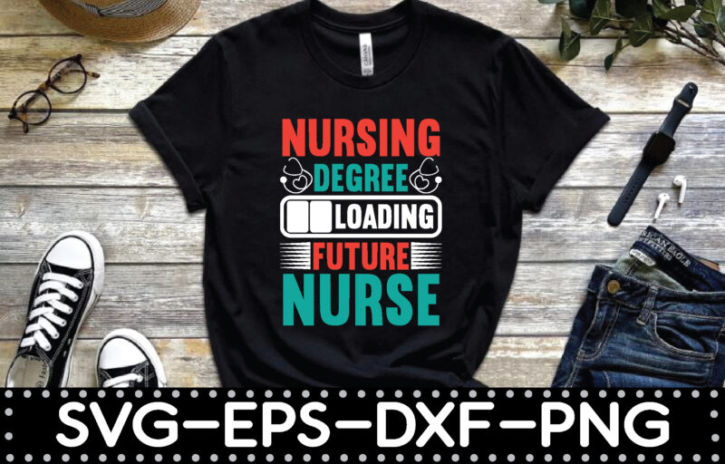 Nurse t-shirt design bundle