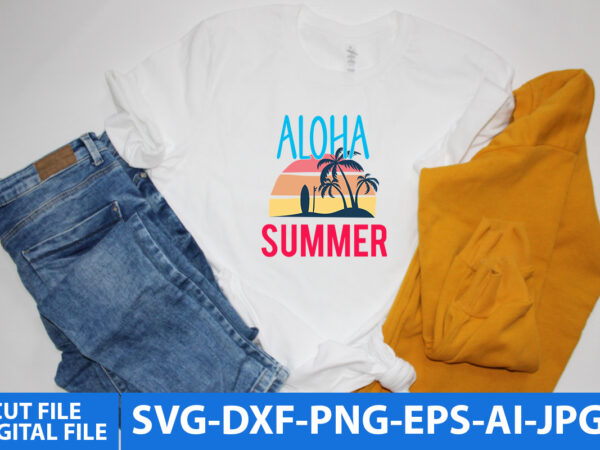 Aloha summer t shirt design, aloha summer svg design,summer t shirt design, summer svg design, summerv svg quotes, summer svg bundle quotes