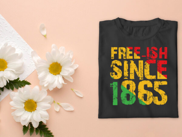 Black history month freeish since 1865 diy crafts svg files for cricut, sihouette sublimation files, cameo htv prints t shirt template