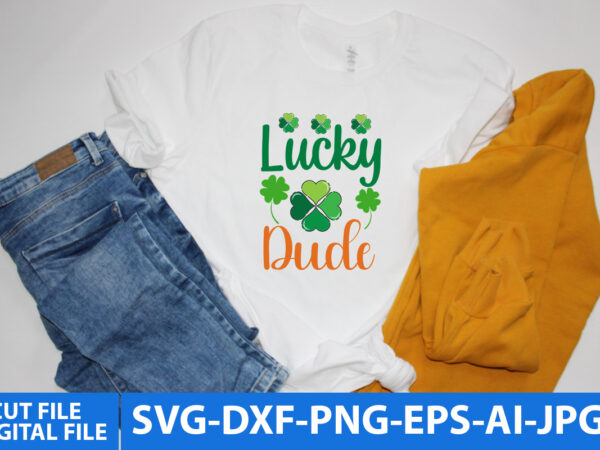 Lucky dude svg design