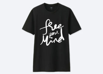 Free your mind tshirt design