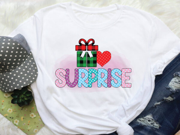 Surprise sublimation t shirt template vector