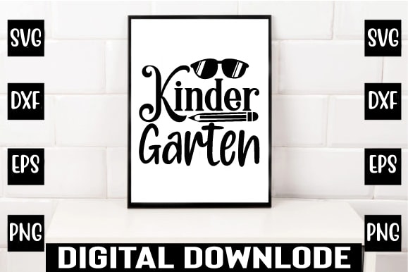 Kinder garten t shirt vector art