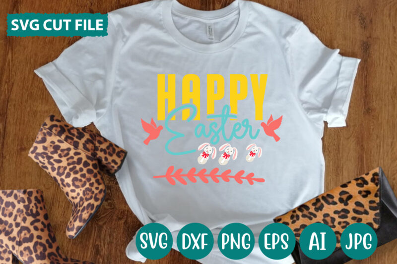 Happy Easter svg vector for t-shirt