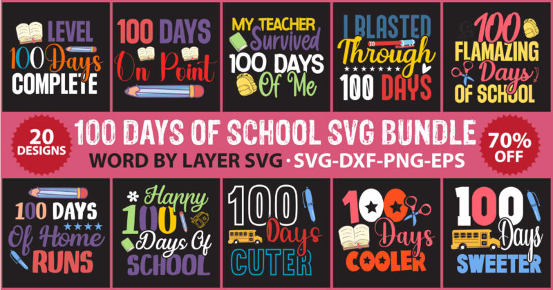 100 Days Of School svg Bundle, 100 Days of school svg, 100th day of school, Online Classes svg, Basketball, Gaming, Unicorn, homeschool svg,100 days of school t-shirt designs bundle,100 days