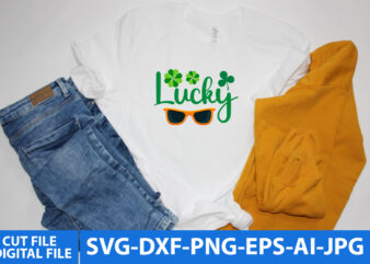 Lucky Awesome T Shirt Design,Lucky Svg design