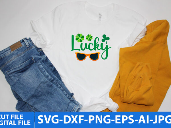 Lucky awesome t shirt design,lucky svg design