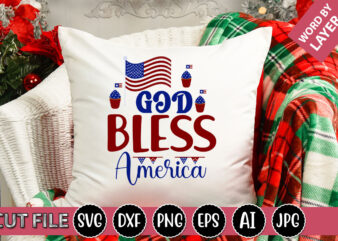 God Bless America SVG Vector for t-shirt