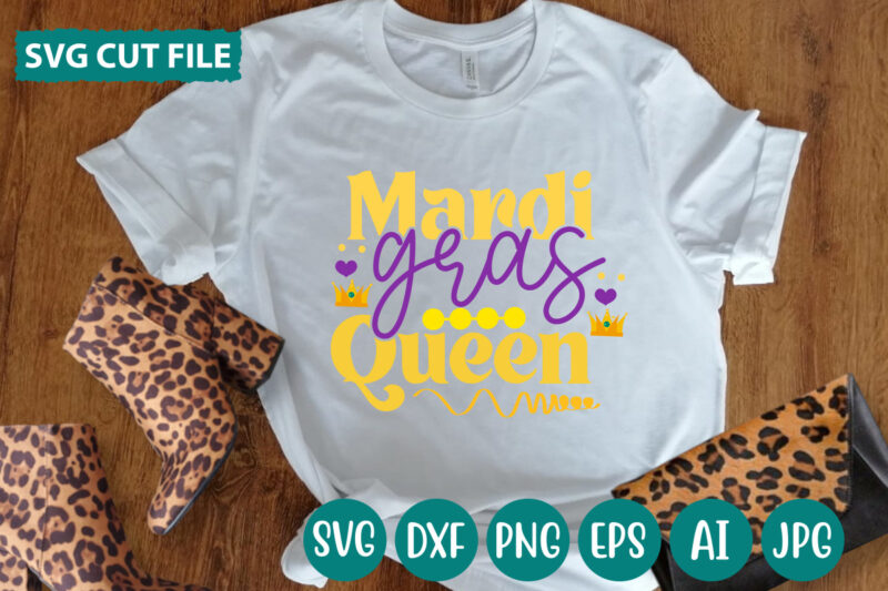 Mardi Gras Queen svg vector for t-shirt