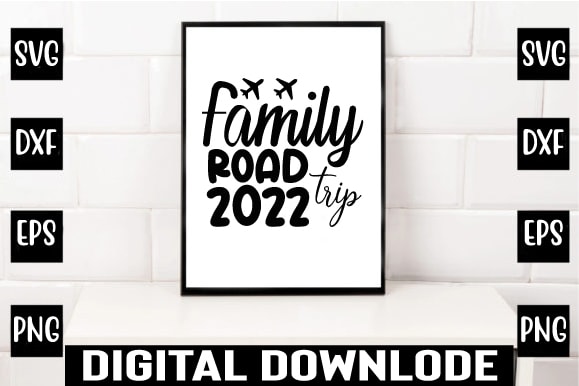 Family road trip 2022 t shirt graphic design
