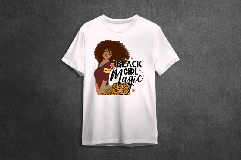 Black Girl Magic Silhouette SVG Diy Crafts Svg Files For Cricut, Silhouette Sublimation Files