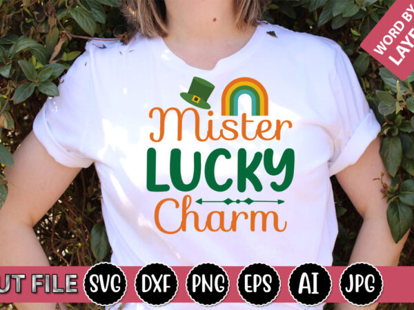 Mister lucky charm svg vector for t-shirt